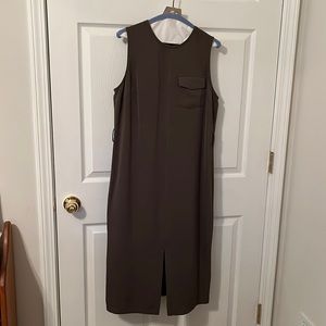 Deep Olive Green Dress Size: Medium